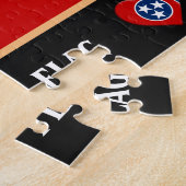 Tennessee Flag & Tennessee Staat USA/Amerika Puzzle (Seite)