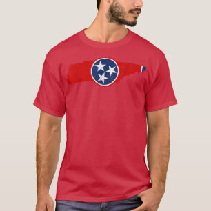 Tennessee Flag TN Pride Staat Karte Nashville Memp T-Shirt