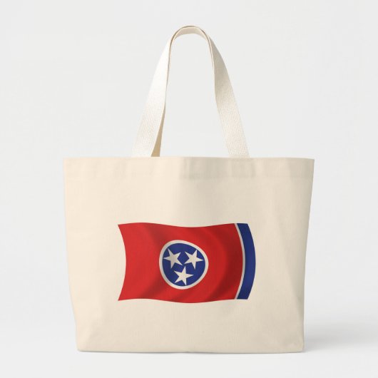 Tennessee Flag Totag Jumbo Stoffbeutel (Vorne)
