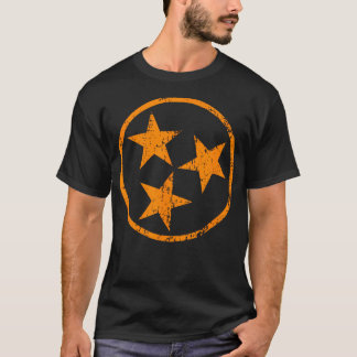 Tennessee Flag Vintag Grunge gestörte Grafik T-Shirt