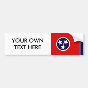 TENNESSEE-Flagge Autoaufkleber