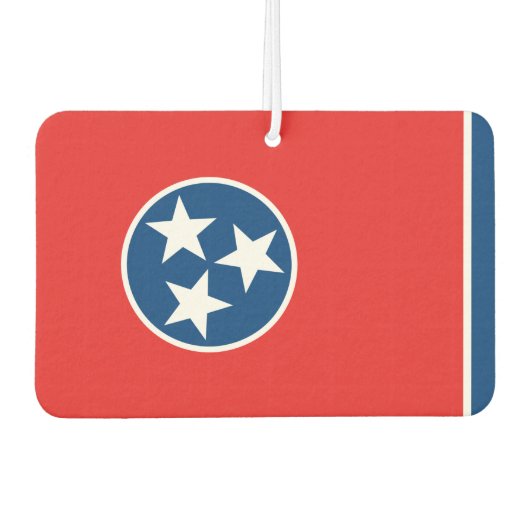 Tennessee-Flagge Autolufterfrischer (Vorderseite)