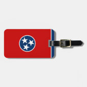 Tennessee-Flagge Gepäckanhänger (Vorderseite horizontal)