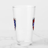 Tennessee-Flagge Glas (Links)