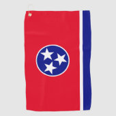 Tennessee-Flagge Golfhandtuch (Vorderseite)
