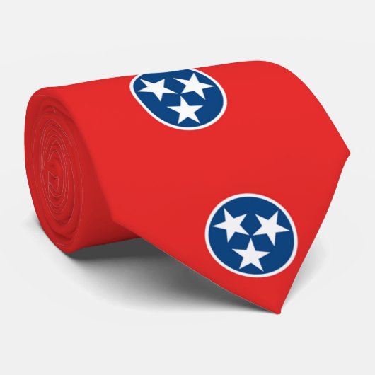 Tennessee-Flagge Krawatte (Gerollt)