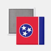 Tennessee-Flagge Magnet (Vorderseite/Rückseite)