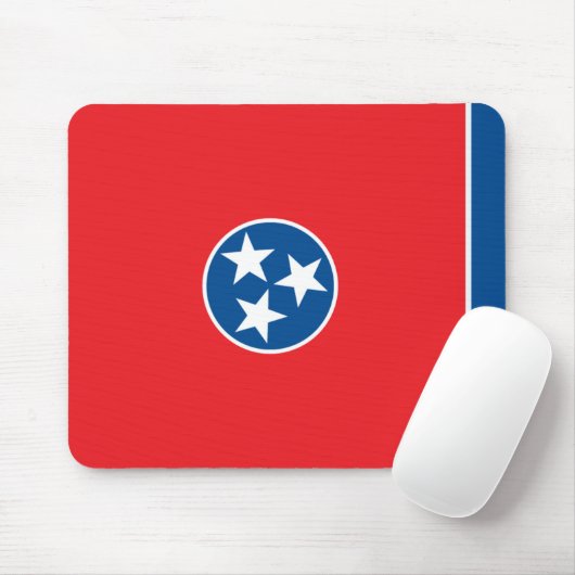 Tennessee-Flagge Mousepad (Mit Mouse)