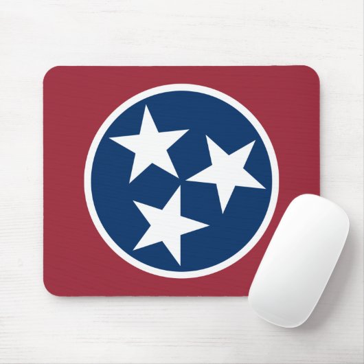 Tennessee-Flagge Mousepad (Mit Mouse)