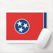Tennessee-Flagge Mousepad (Mit Mouse)