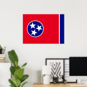Tennessee-Flagge Poster (Heimbüro)