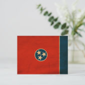 Tennessee-Flagge Postkarte (Stehend Vorderseite)
