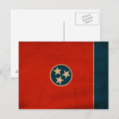 Tennessee-Flagge Postkarte (Vorne/Hinten)