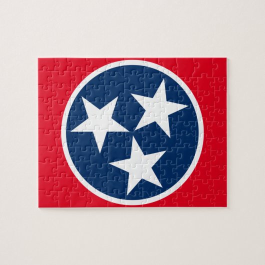 Tennessee-Flagge Puzzle (Horizontal)