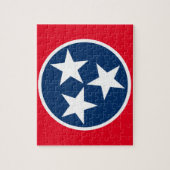 Tennessee-Flagge Puzzle (Vertikal)