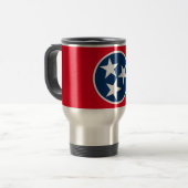 Tennessee-Flagge Reisebecher (Vorderseite Links)