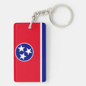 Tennessee-Flagge Schlüsselanhänger (Rückseite)
