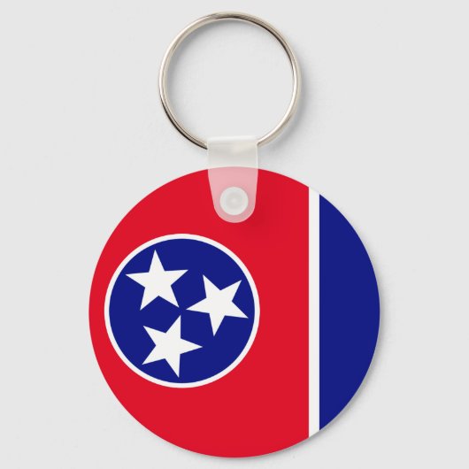 Tennessee-Flagge Schlüsselanhänger (Vorderseite)