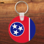 Tennessee-Flagge Schlüsselanhänger (Vorderseite)