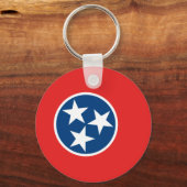 Tennessee-Flagge Schlüsselanhänger (Vorderseite)