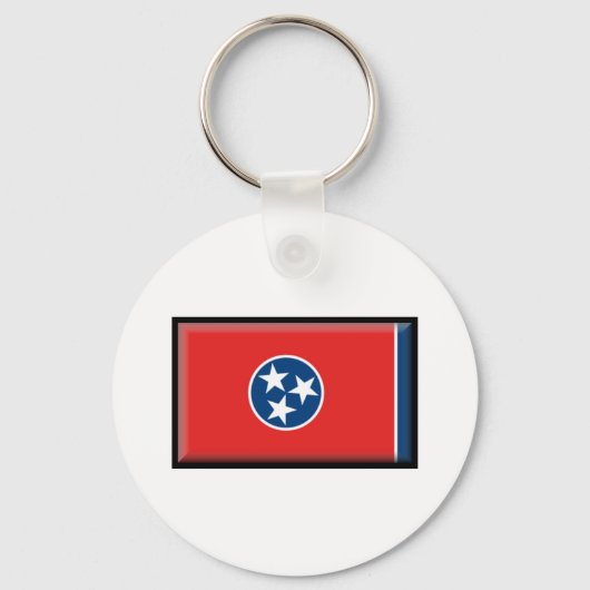 Tennessee-Flagge Schlüsselanhänger (Vorderseite)