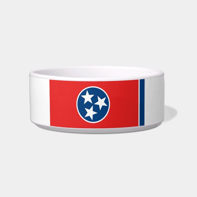 Tennessee-Flagge-Siegel Napf (Vorderseite)