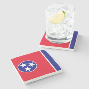Tennessee-Flagge Steinuntersetzer