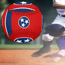 Tennessee-Flagge, Tennessee-Sport / Baseball-Bälle Baseball