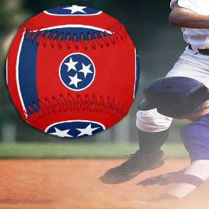 Tennessee-Flagge, Tennessee-Sport / Baseball-Bälle Baseball