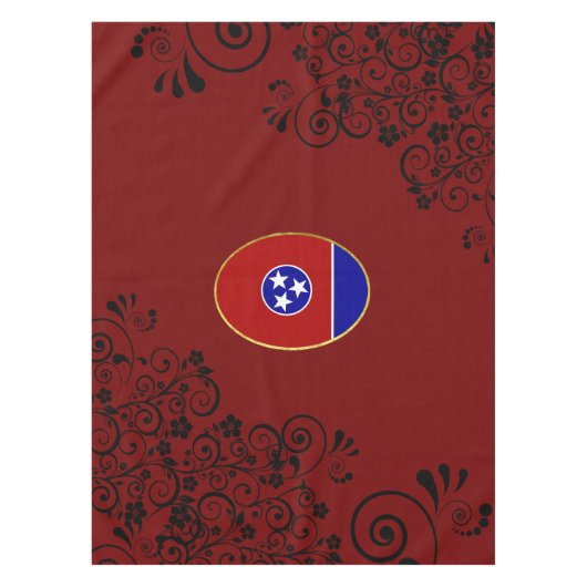 Tennessee-Flagge Tischdecke (Vorderseite)