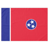 Tennessee-Flagge Tischdecke (Vorderseite (Horizontal))