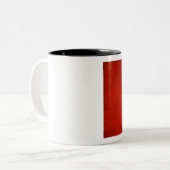 Tennessee-Flaggen-Tasse Zweifarbige Tasse (Vorderseite Links)