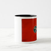 Tennessee-Flaggen-Tasse Zweifarbige Tasse (Mittel)