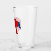 Tennessee-Flaggenträger Glas (Links)