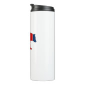 Tennessee-Flaggenträger Thermosbecher (Nach rechts gedreht)