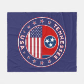 Tennessee Fleecedecke (Vorderseite (Horizontal))