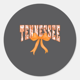 Tennessee Floral Frauen Mädchen Kinder Süße Retro Runder Aufkleber