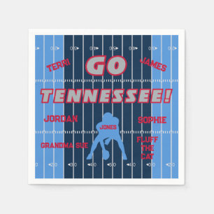 Tennessee Football Family Paper Napkin Serviette