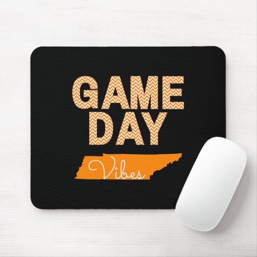 Tennessee Football Game Day Vibes Fall Tailgate Mousepad (Mit Mouse)