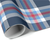 Tennessee Football Kariert Wrapping Paper Geschenkpapier (Rolleneckpunkt)