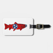 Tennessee Forellenfischen Gepäckanhänger (Vorderseite horizontal)