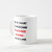 Tennessee-Frau, großartig Kaffeetasse (Vorderseite Links)