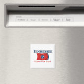 Tennessee - Freiwilliger Staat Magnet (In Situ (Geschirrspüler))