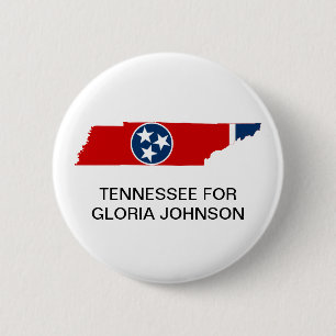 TENNESSEE für Gloria Johnson Senat BUTTON