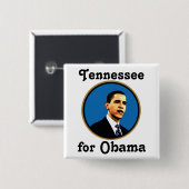 Tennessee für Obama Button (Vorne & Hinten)