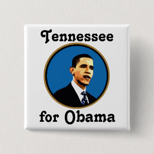 Tennessee für Obama Button