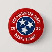 Tennessee für Trump Button (Vorderseite)