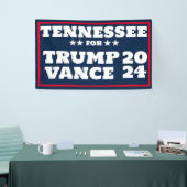 Tennessee für Trump Vance 2024-Banner Banner (Messeveranstaltung)