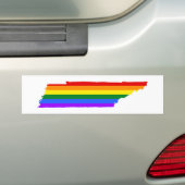 Tennessee Gay Pride Autoaufkleber (Auf Auto)