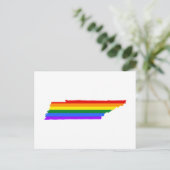 Tennessee Gay Pride Postkarte (Stehend Vorderseite)